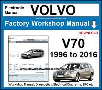Volvo V70 Service Repair Workshop Manual